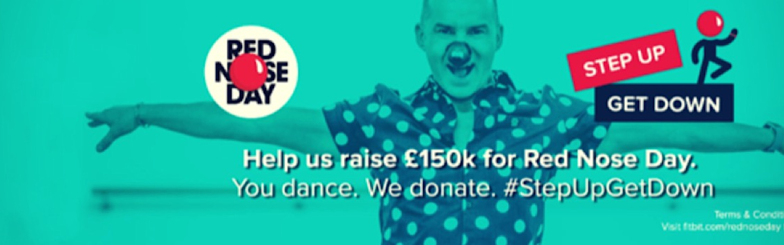 Read more about the article Step Up Get Down for Red Nose Day!